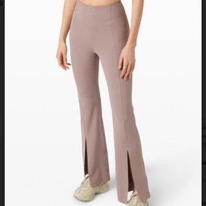 Lululemon Flared Leggings Purple/Grey Size 8